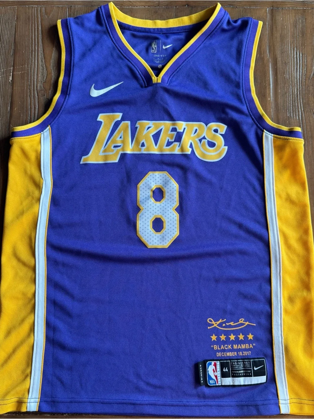 NBA Purple and Gold Dri-FIT Sweater by Nike